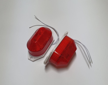 NEW2024 LED лампа-вспышка накладная, красная (60 вспышек в минуту) фото 1