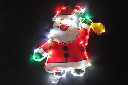 LED-XM(F)-PG036-24V Дед Мороз на подложке, 46*49 см фото 1