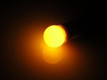 LED G45 220V-240V Orange, оранжевый фото 1