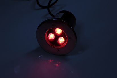 G-MD106-R грунтовой LED-свет красный D120, 3W, 12V фото 1