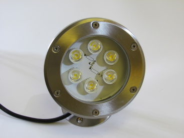 G-SDD150 подводный LEDпрожектор,6 LED*3W,12V,R/G/B фото 5