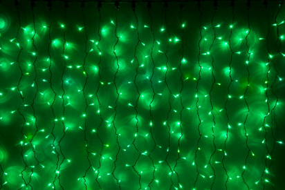 LED-XP-9025-9M-230V (зеленые светодиоды/черный пр) фото 2