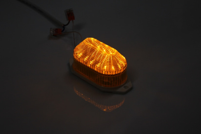 LED лампа-вспышка накладная, желтая фото 1