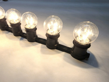 E27 BULB-6 SMD-240V-WW лампа декоративная прозрачная колба 2026 фото 2