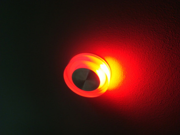 FL55SH-RD RED  LED свет. круг, встр. в стену 1*1W фото 1