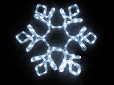 LED-XM(FR)-2D-CK012-W-24'' WhiteСнежинка 60.5х52см фото 2