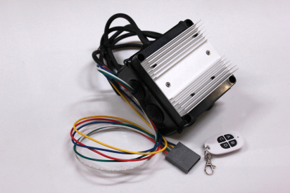 SL-411-240V-5BLC-NEW TYPE  LED контроллер 4-канальный, 4800W С IR пультом управления фото 1