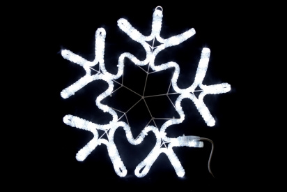 LED-XM-(FR)-2D-CK006-С-W  White Снежинка 56х57см, 230V, NEW! фото 1