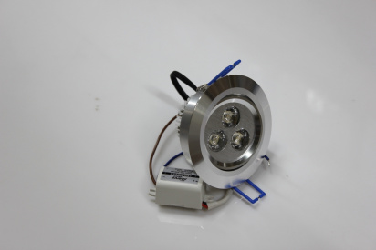 G-TH103-3100K,LEDсвет.встр.повор.круг 3LED CREE/1W фото 5