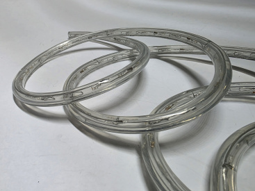 2026 LED-DL-2W-100M-1M-24V-WHITE (H) дюралайт, фиксинг, белый, 24V, D13мм, 36LED/метр, IP54, фото 3